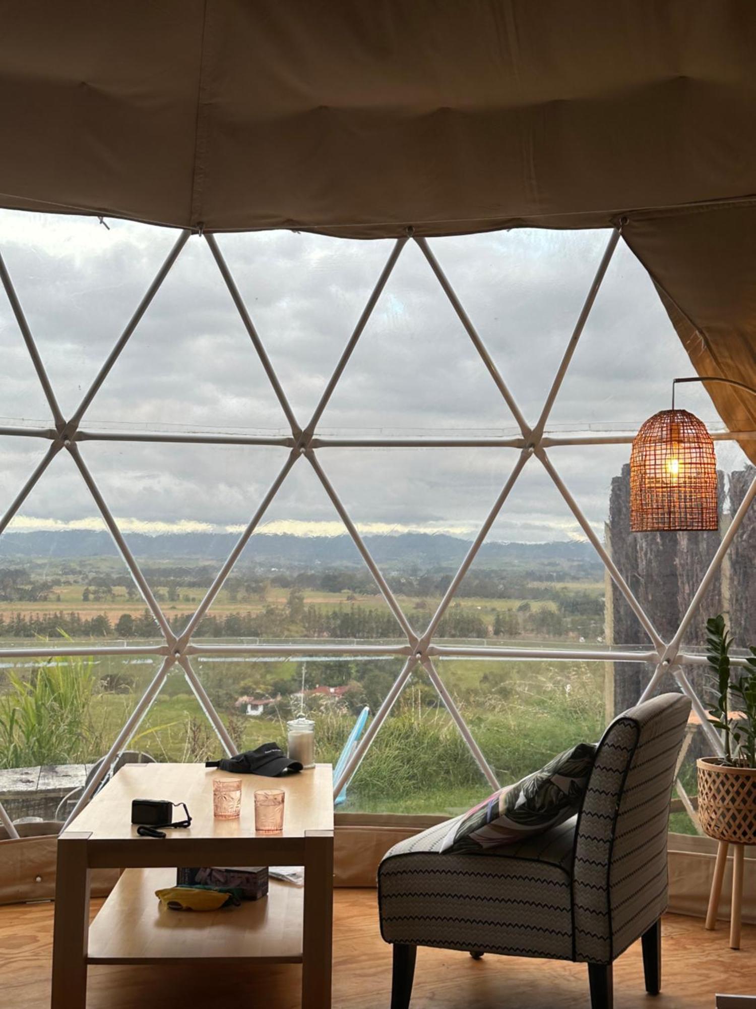 1 Waipu Off-Grid Eco Seaview Geodesic Glamping Dome Hotell Exteriör bild