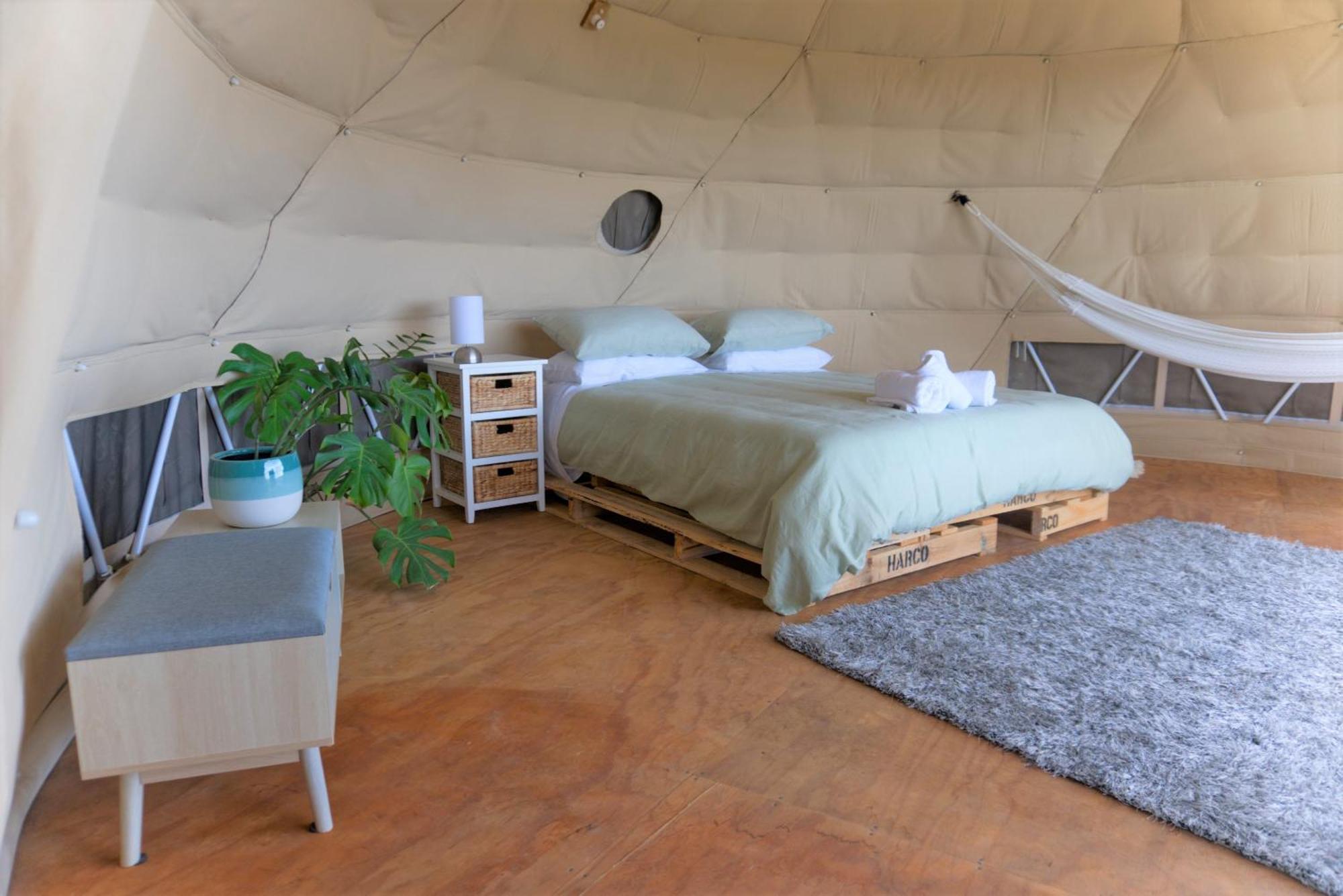 1 Waipu Off-Grid Eco Seaview Geodesic Glamping Dome Hotell Exteriör bild
