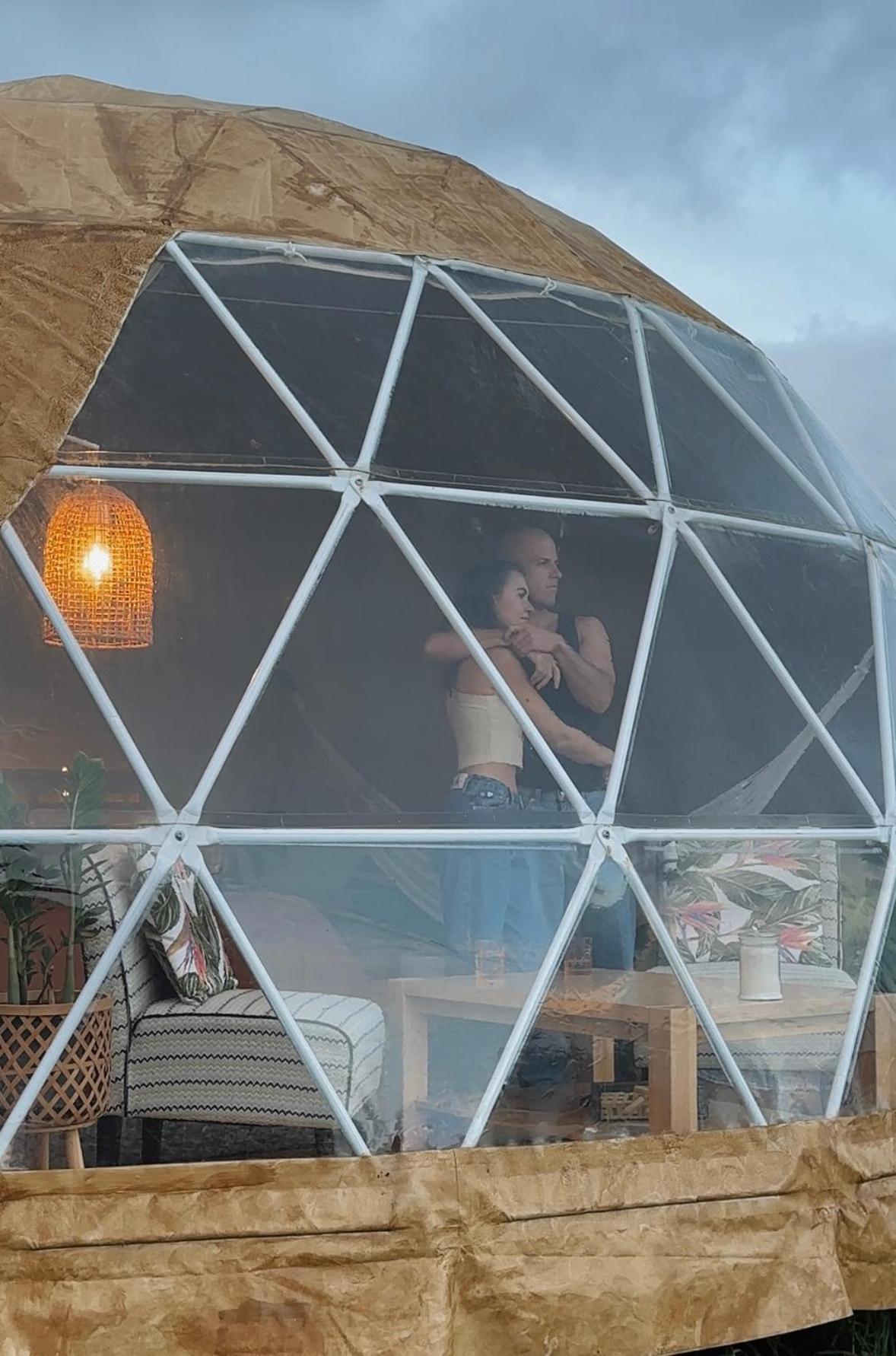 1 Waipu Off-Grid Eco Seaview Geodesic Glamping Dome Hotell Exteriör bild