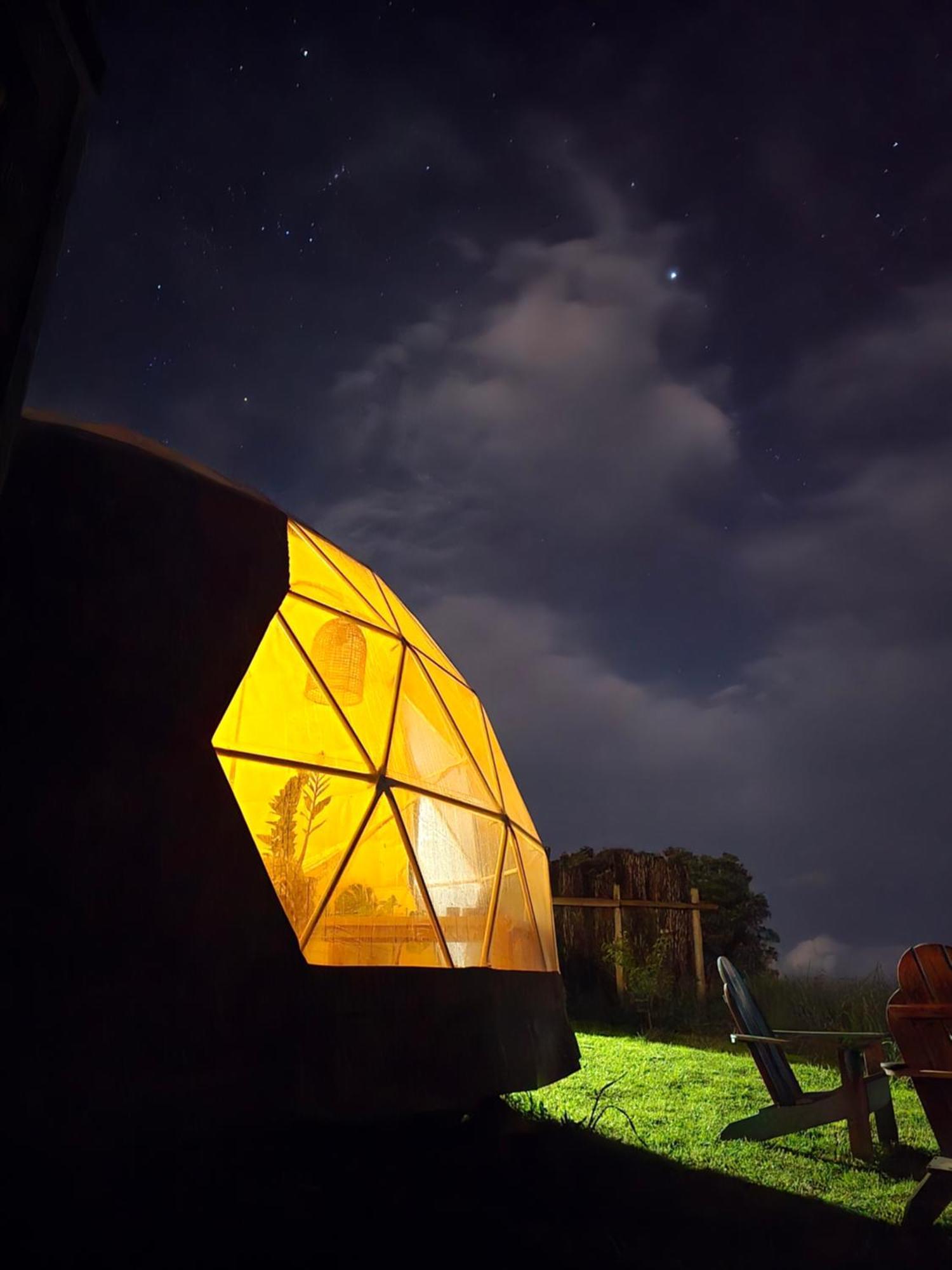 1 Waipu Off-Grid Eco Seaview Geodesic Glamping Dome Hotell Exteriör bild